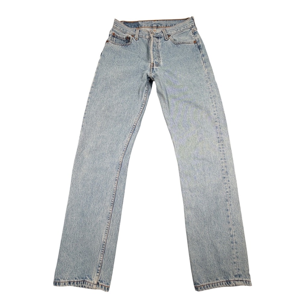 Levis 501XX 6501-0133 Women Jeans Straight Button Fly Light Denim 28X30 (32X30)